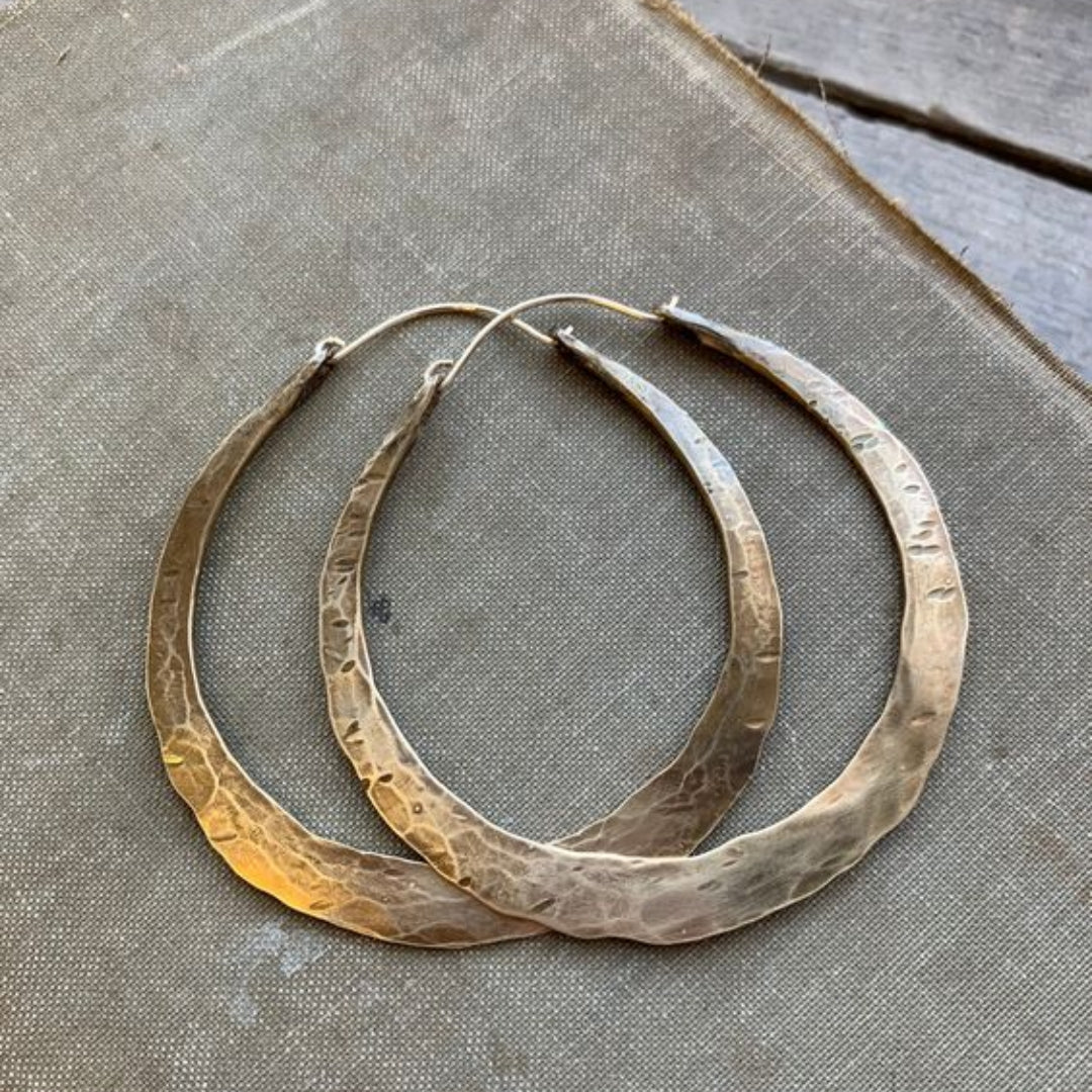 Antique Loop Earrings | Gold