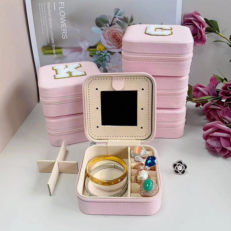 Claira | Luxe Organizer | Jewelry Storage Box with Mirror
