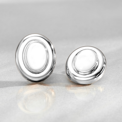 Giselle Pearl Earrings | White Gold