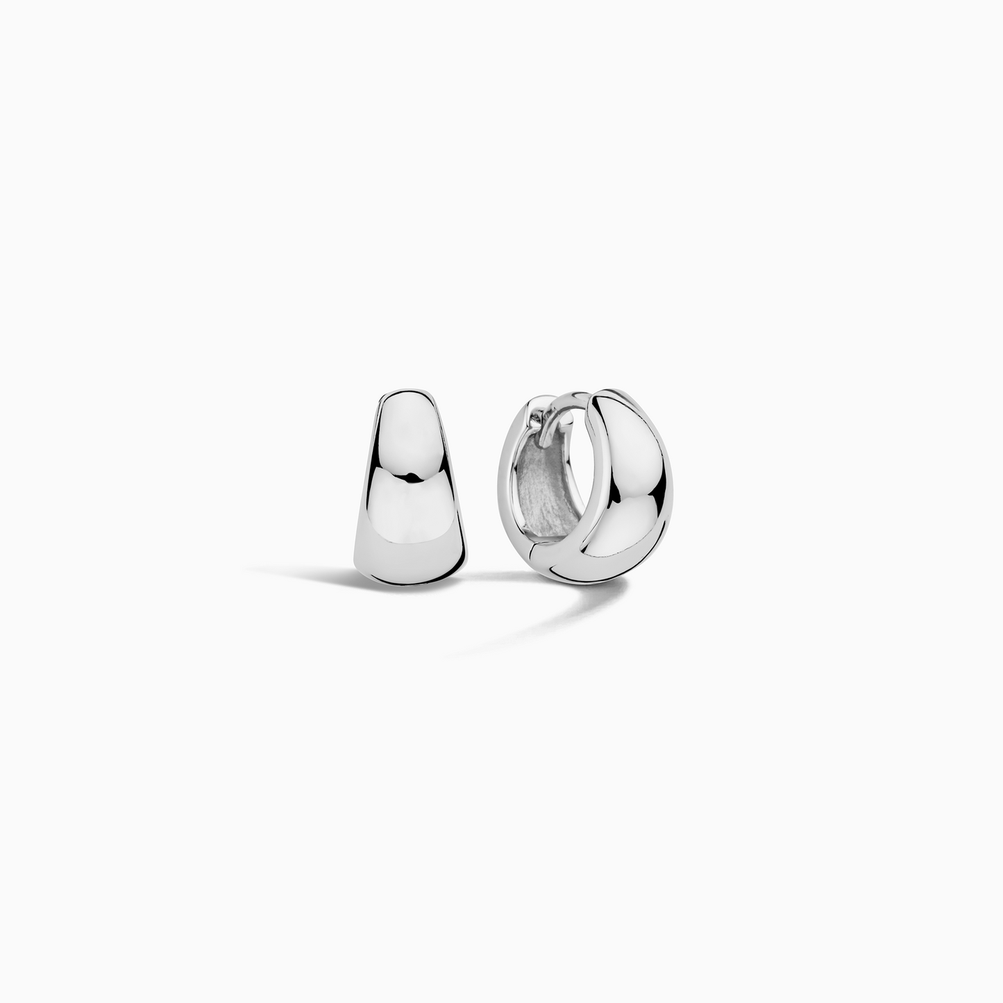 Rue Mini Hoops | White Gold