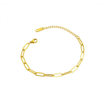 Venice Link Bracelet | White Gold