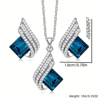 Brienne Solazure Jewelry Set | White Gold