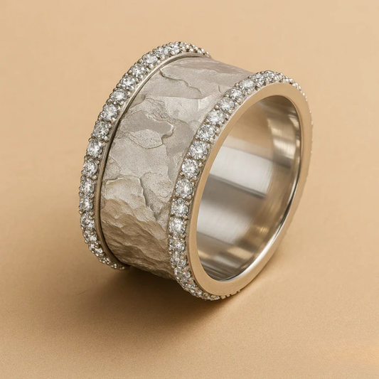 Lina™ | Women’s Vintage Silver Zirconia Ring