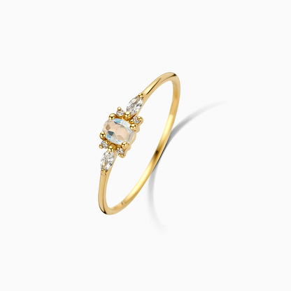 Muse™ | Gold Moonstone Ring