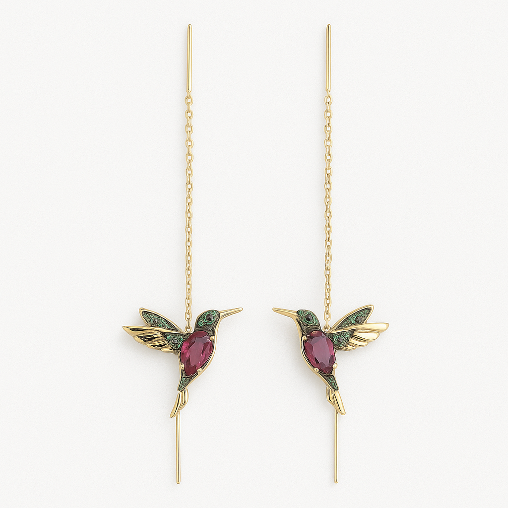 Kolibra™ | Hummingbird Zirconia Earrings