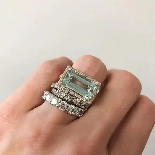 Aria™ | Women’s Vintage Turquoise Ring Set