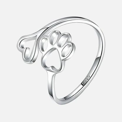 Calder™ | Adjustable Pfoten-Herz-Ring